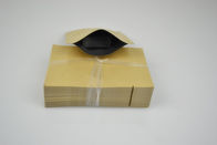 食品包装のための明白なブラウンのクラフトによってカスタマイズされる紙袋の平たい箱