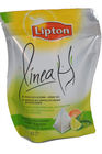 Lipton 優美な曲げられたペット/VMPET は/PE の茶包装袋立ちます