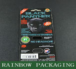 顧客用ブラック パンサーのまめカード包装を包む黒いMambarの性の丸薬
