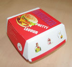 ハンバーガーのための環境に優しい紙箱の包装のハンバーガーの紙箱包装箱