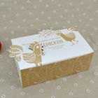 ロゴによって印刷されるポップコーンの鶏箱、ファースト・フードのための使い捨て可能な紙箱