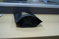 無光沢の黒い包む Moyee のプラスチック袋は弁のコーヒー バッグが付いている袋を立てます