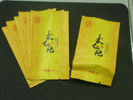 グラビア印刷の印刷の側面のガセット ホイルの中国の茶包装袋 10g 12g