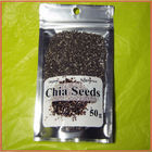 流行食糧パッキング ジップ ロック式袋/側面によって密封される Chia の種袋を立てて下さい