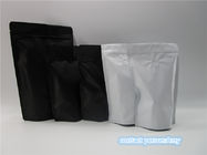 ジッパーによって包む250gコーヒー粉のためのガス抜き処理弁が付いている並べられたプラスチック コーヒー バッグを失敗させて下さい