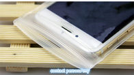柔らかい表面ポリ塩化ビニールのジッパーの袋、iphoneの包装のための袋を包むエヴァのプラスチック袋