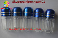 小さい丸薬形のカプセルの容器の性の丸薬はサイ7の丸薬包装の強化の薬瓶のためのカプセルの箱を要約します