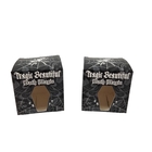 高品質 カスタム 黒い紙箱 特殊 フロント ホールウィンドウ 食品 包装 白紙 ギフトボックス