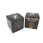 高品質 カスタム 黒い紙箱 特殊 フロント ホールウィンドウ 食品 包装 白紙 ギフトボックス