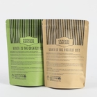 カスタム 生物分解可能な クラフト紙 スタンドアップ シープロック 包装袋 茶とコーヒー粉末