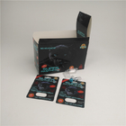 プラスティック 空の薬の瓶 男性強化 Rhino 99 錠剤 ビリスター カード 展示ボックス