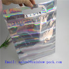 銀製袋のレーザー光線写真小さいジップ ロック式のシールの磨き粉の食糧袋の包装を立てて下さい