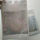 衣服ソックス/下着のためのジップ ロック式の明確な前部を包むレーザー光線写真ホイルの袋