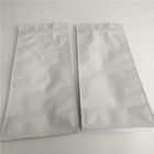 空気弁が付いている平底袋の食品包装のフィルムの明白で白い印刷の上の詰物