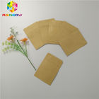 再使用可能な化粧品のサンプル包みのために包むクラフトの紙袋3の側面のヒート シール