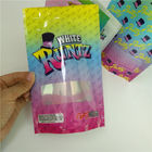 習慣を包む食糧雑草のプラスチック袋は立てますピンクのでき損ない袋のヒート シールを印刷しました
