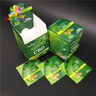 CBDの粘着性の自然な麻のGummiesキャンデー袋を包むデジタル印刷の草の香