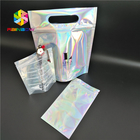 物質的なビキニの衣服のプラスチック袋の包装のホログラム3dはジッパーが付いている袋を立てます