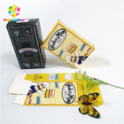光沢のある光沢があるOEMの設計ロゴは紙カード箱のギフトの化粧品のまつげの包装のカード箱を印刷しました