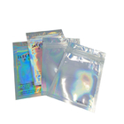 化粧品のサンプルのためのResealableレーザー光線写真印刷レーザーのフィルム袋のジップ ロック式の袋