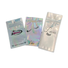 明確なレーザー光線写真ジッパー ロックCMYK色の化粧品の包装袋
