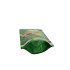 Resealableジッパー ロックの光沢のある表面の茶包装の袋