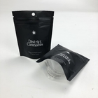 破損のノッチが付いているジップ ロック式のアルミ ホイル袋を包む袋の上のマットの注文の小さい黒の透明な地位