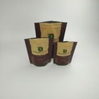 食品等級の生物分解性のコーヒー包装袋の習慣の上の立場は包装のアルミ ホイルの茶袋を印刷した