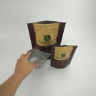食品等級の生物分解性のコーヒー包装袋の習慣の上の立場は包装のアルミ ホイルの茶袋を印刷した