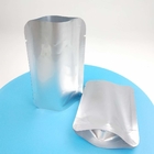 注文のResealableヒート シールのAL材料はジッパーのDoypackのシーラーのアルミ ホイル袋アルコール液体袋の上の立場を袋に入れない