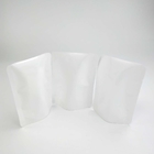注文のResealableヒート シールはジッパーDoypack袋の花の種の白いPE NY物質的な包装袋の上の袋の立場を封じ直さない