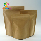 PLAのジッパー生物分解性のクラフトは茶のためにCompostable袋を立てる