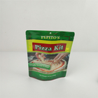 印刷された袋の上の注文のロゴの臭いの証拠袋のコーヒー ホイルの立場を詰める食糧袋はピザを詰める袋の上に立つ