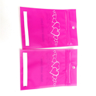 ブレスレットの/宝石類のための明確で透明な窓が付いているピンクの印刷された3側面の密封されたマイラーの袋包装
