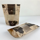 袋のクラフト紙の臭いの証拠の上のデジタルによって印刷される立場は窓とのDoypack食品包装を袋に入れる