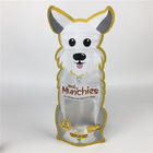 Resealable Plastic Zip Lock Dog Treats Packaging With Clear Window Soft Touch Plastic 3.5g Packsの のマイラーの のBagsの注文の 