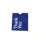 注文の挿入物カード マイラーの包装袋をヒート シールする卸し売り印刷の注文の形のプラスチック マットOpp