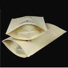 コーヒー豆は窓およびジッパーの技術の紙袋を持つ紙袋ブラウン クラフトをカスタマイズしました