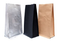 Mouisture の証拠の黒の無光沢のアルミ ホイルのコーヒー/ティー バッグの包装