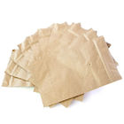 ジッパーの茶平野の薄茶のクラフトの紙袋はガス抜き処理弁によって立ちます