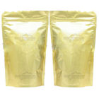 金の正方形の最下のアルミ ホイル袋はコーヒー包装のための無光沢の終わりを印刷しました
