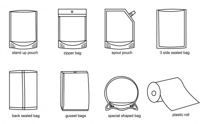 高い等級の窓クラフトはzippperの袋/ブラウン クラフトの紙袋/乾燥された食品包装袋を立てます