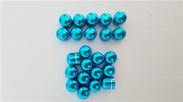 明確なプラスチック丸薬Bottlessのサイのカプセルの容器の3Dカードのための多彩な金属の帽子