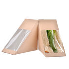 サンドイッチ Packagoing/Atr 窓が付いているペーパー サンドイッチ箱のための白書箱