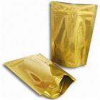 金のジッパー/金の印刷の包装袋と包む光沢のあるプラスチック袋