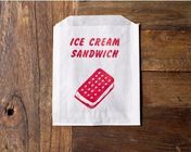 カスタマイズされるピーナツ/アイス クリーム サンドイッチ包装の食糧紙袋を印刷します