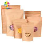 ジップ ロック式乾燥したフルーツのナット キャンデーの包装のための袋のクラフト包装紙袋を立てて下さい