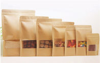 OEM クラフト紙のマイラーのジッパーの食糧袋は袋の包装を立てます