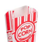 Paper Popcorn Bags Customized 謝肉祭王の紙袋赤くおよび白い 1 オンスのパック
