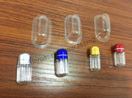 カプセルのまめおよび性の丸薬小さいプラスチック丸薬容器、カプセルの形